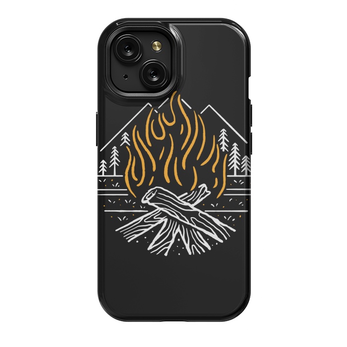 iPhone 15 StrongFit Campfire by Afif Quilimo