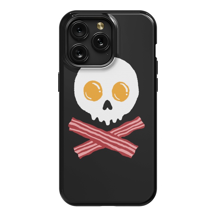iPhone 15 Pro Max StrongFit Breakfast Skull by Afif Quilimo