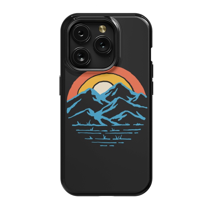 iPhone 15 Pro StrongFit Mountain and Rainbow 1 by Afif Quilimo