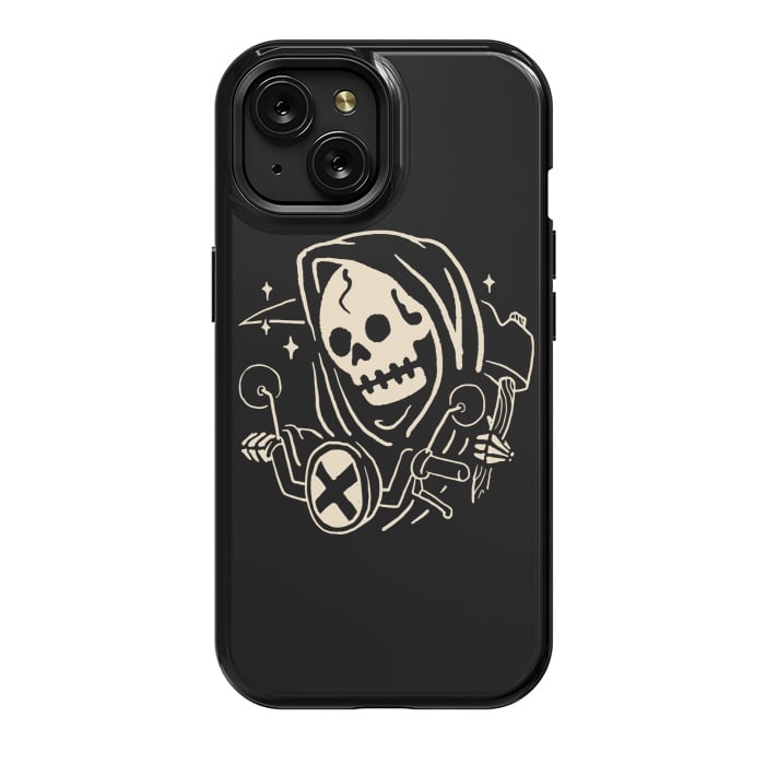 iPhone 15 StrongFit Grim Biker by Afif Quilimo