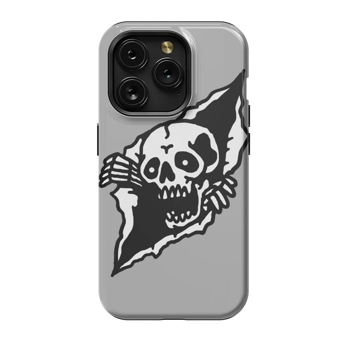 iPhone 15 Pro StrongFit Skull Tearing up by Afif Quilimo