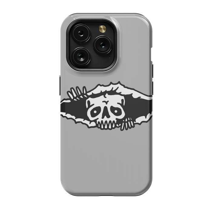 iPhone 15 Pro StrongFit Skull Tearing up 1 by Afif Quilimo