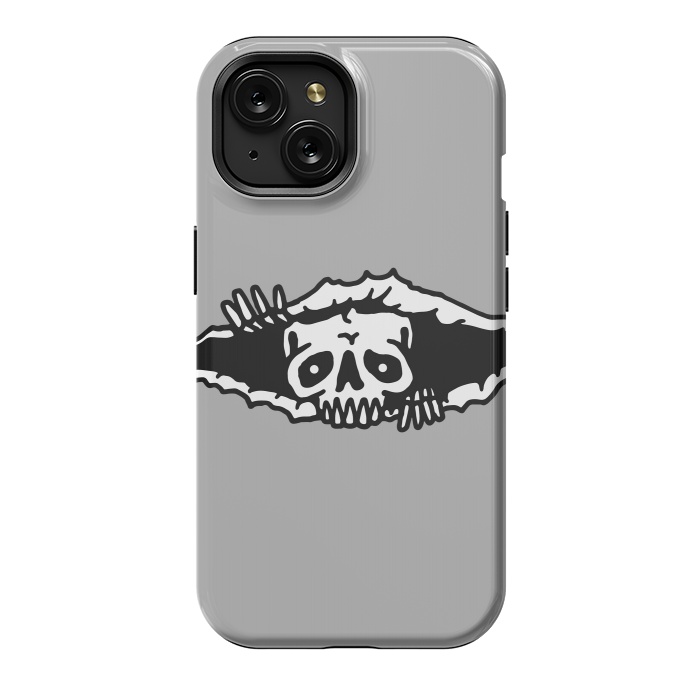 iPhone 15 StrongFit Skull Tearing up 1 by Afif Quilimo