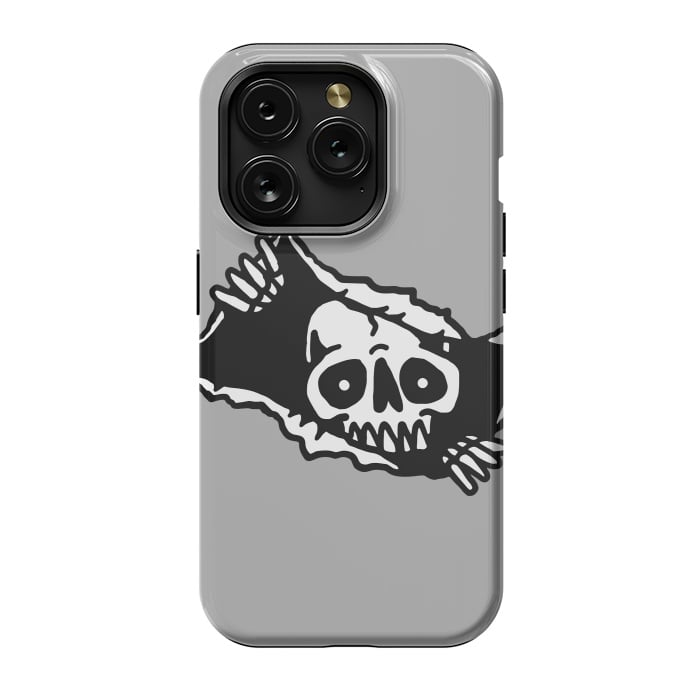 iPhone 15 Pro StrongFit Skull Tearing up 3 by Afif Quilimo
