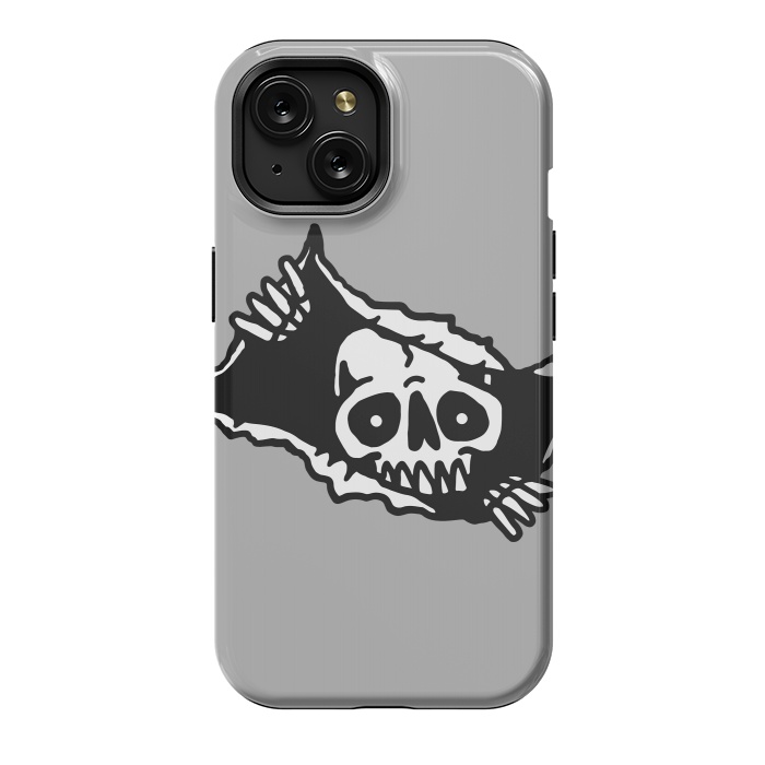 iPhone 15 StrongFit Skull Tearing up 3 by Afif Quilimo
