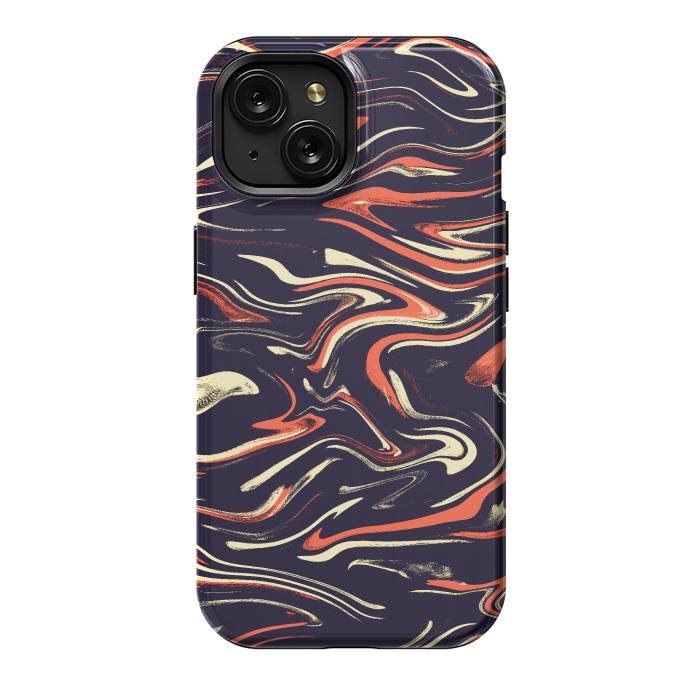 iPhone 15 StrongFit Tiger stripes by Steve Wade (Swade)