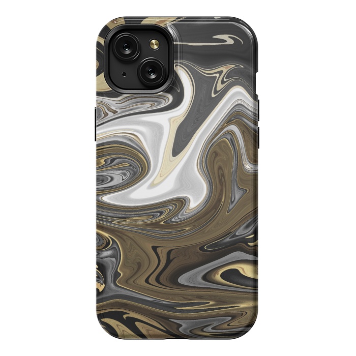 iPhone 15 Plus StrongFit Liquid metals by Steve Wade (Swade)