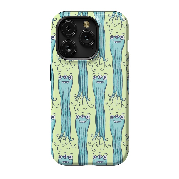 iPhone 15 Pro StrongFit Cute Octopus Sea Monster Character by Boriana Giormova