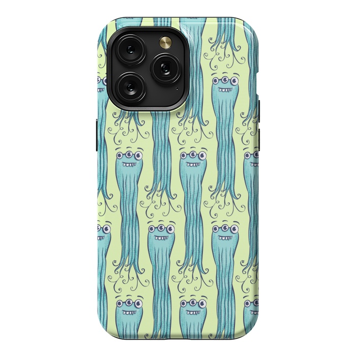 iPhone 15 Pro Max StrongFit Cute Octopus Sea Monster Character by Boriana Giormova