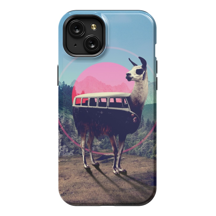 iPhone 15 Plus StrongFit Llama Van by Ali Gulec