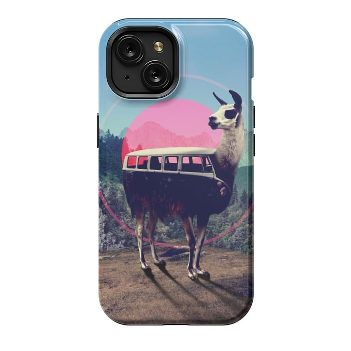 iPhone 15 StrongFit Llama Van by Ali Gulec