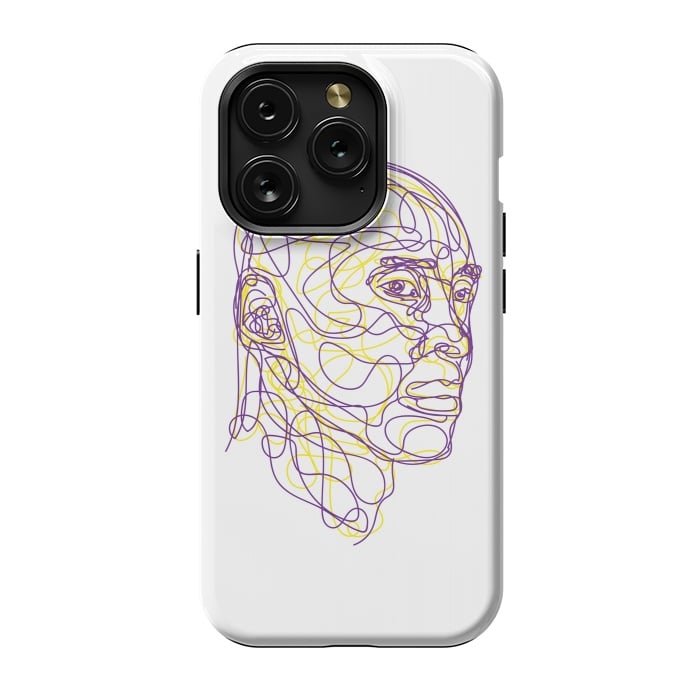 iPhone 15 Pro StrongFit Kobe Bryant - Art Tribute to a Legend by Mitxel Gonzalez