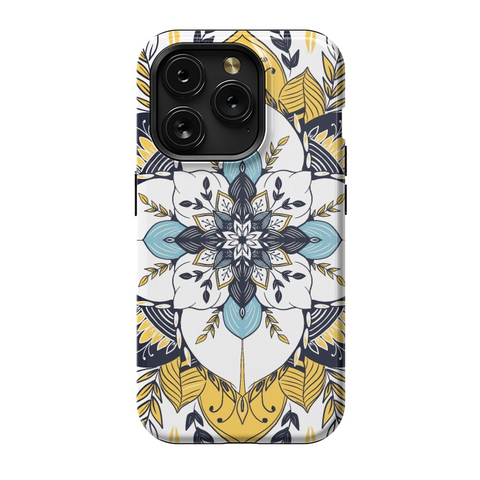 iPhone 15 Pro StrongFit Stained Glass Boho by Rose Halsey