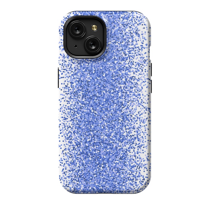 iPhone 15 StrongFit Blue Sparkles by Martina