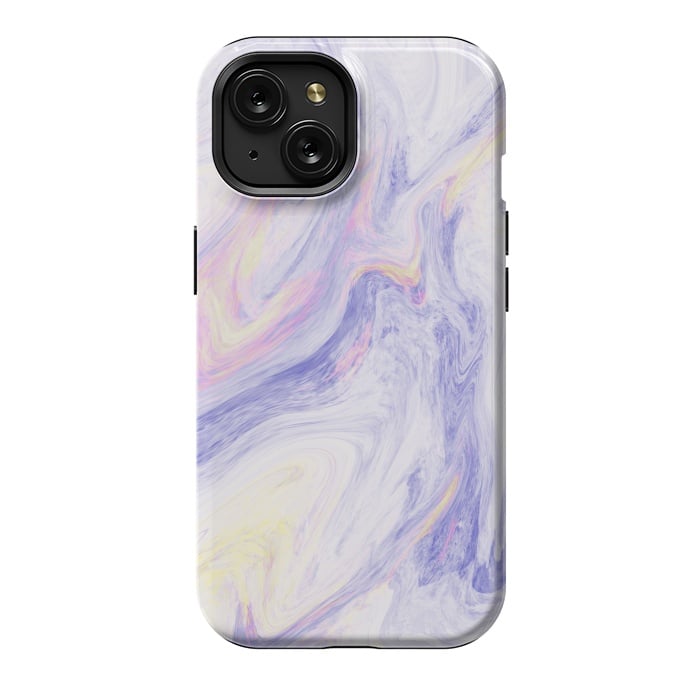 iPhone 15 StrongFit Unicorn Marble by Rose Halsey