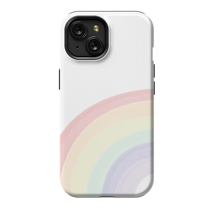 iPhone 15 StrongFit Pastel Rainbow by Martina