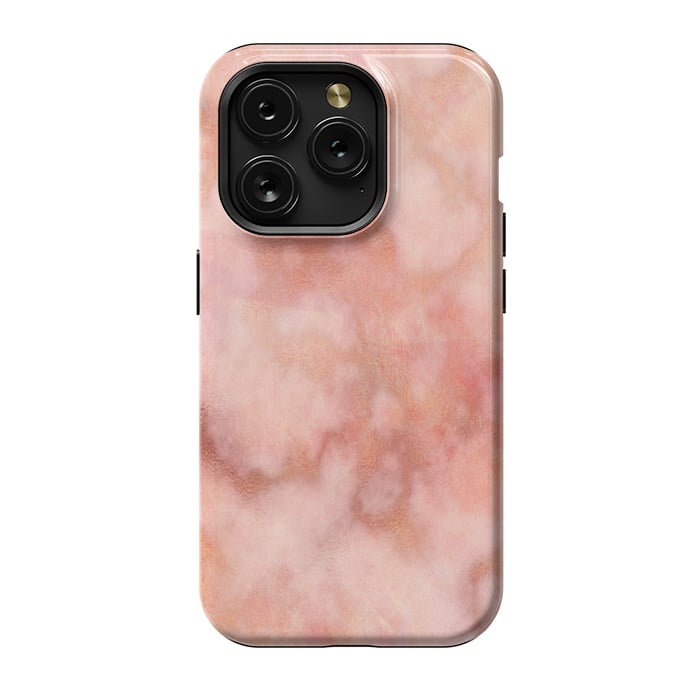 iPhone 15 Pro StrongFit Elegant rose gold marble by Martina