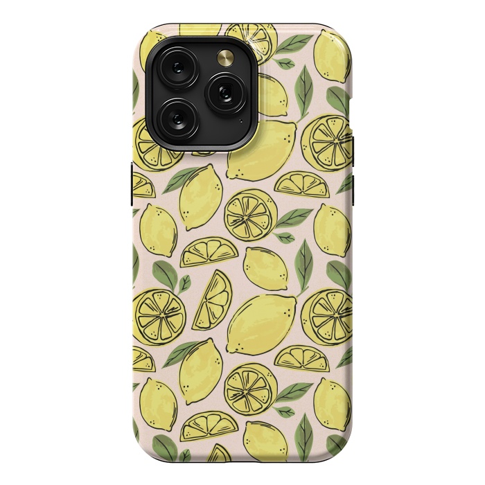 iPhone 15 Pro Max StrongFit Lemons by Melissa Lee