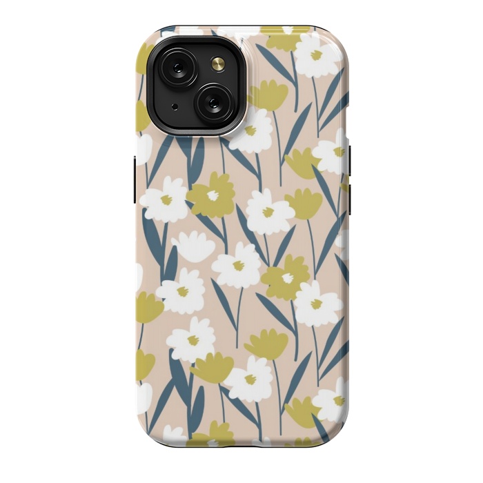 iPhone 15 StrongFit Delicated flowers  by Winston