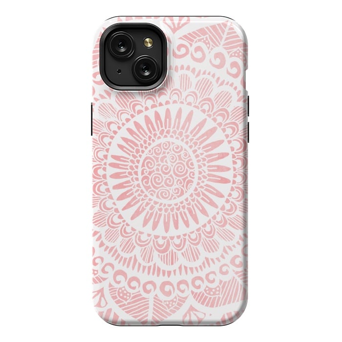 iPhone 15 Plus StrongFit Blush Lace by Tangerine-Tane