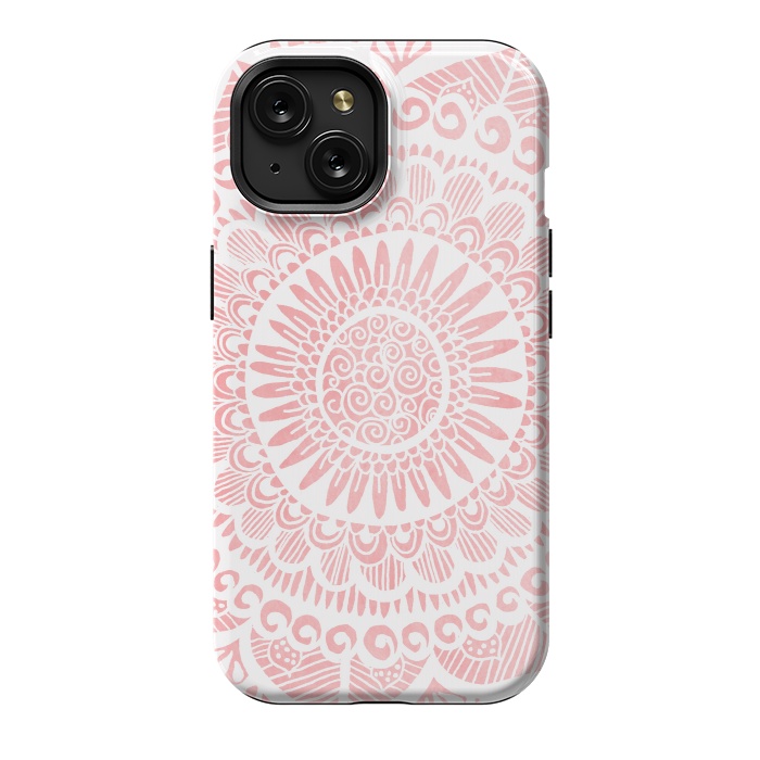 iPhone 15 StrongFit Blush Lace by Tangerine-Tane