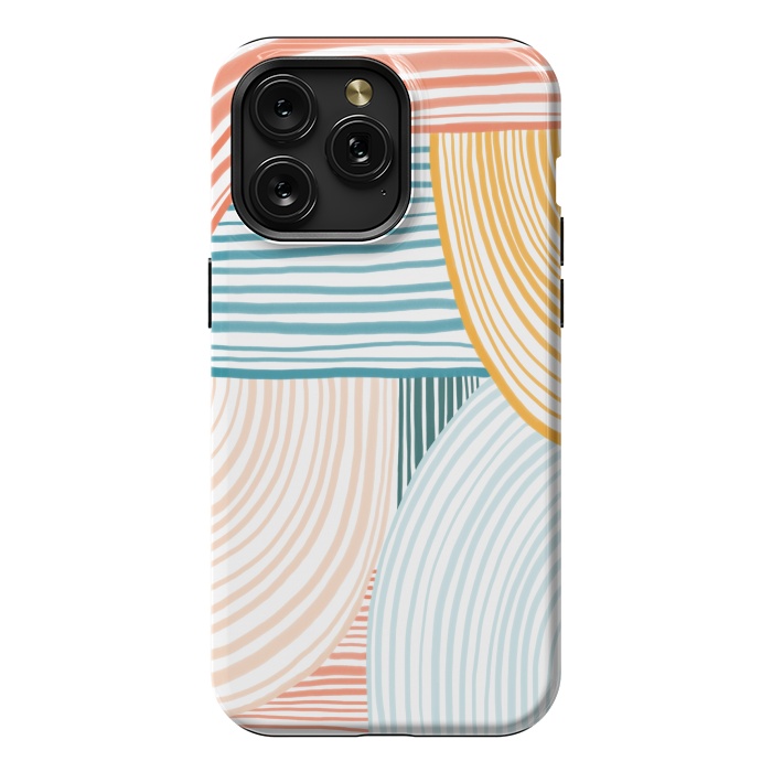 iPhone 15 Pro Max StrongFit Rainbow Layers by Kimberly Senn | Senn & Sons