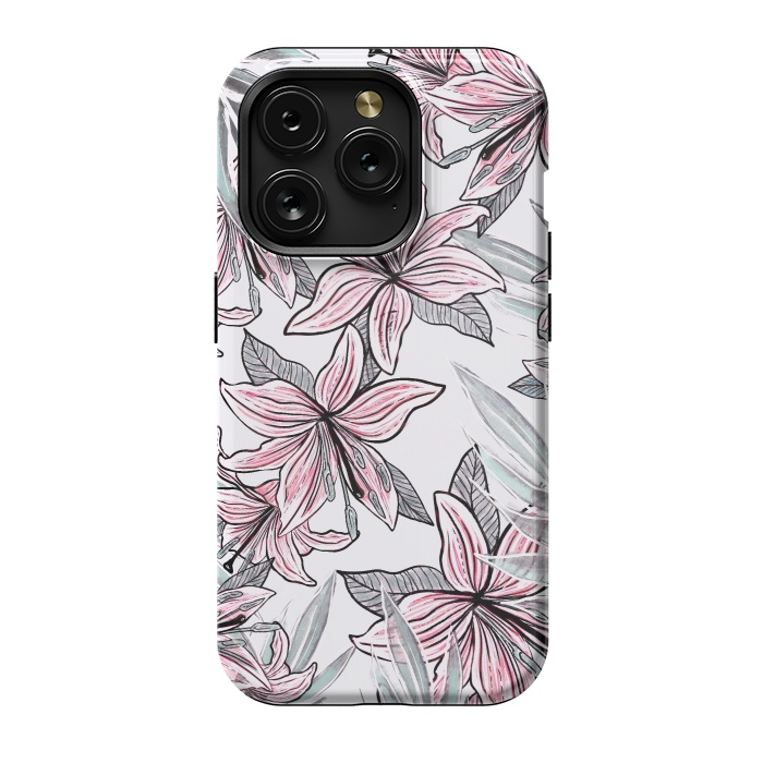 iPhone 15 Pro StrongFit Beautiful Lilly by Rose Halsey