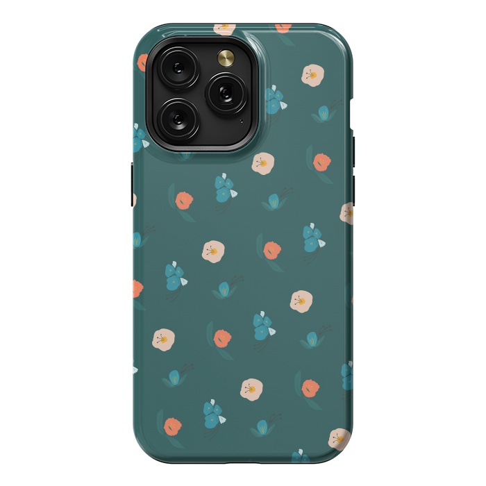 iPhone 15 Pro Max StrongFit Forest Flowers by Kimberly Senn | Senn & Sons
