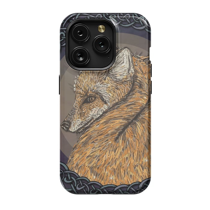 iPhone 15 Pro StrongFit Celtic Fox by Lotti Brown