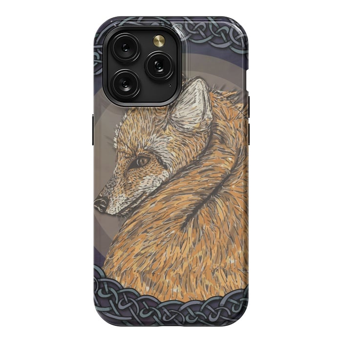iPhone 15 Pro Max StrongFit Celtic Fox by Lotti Brown