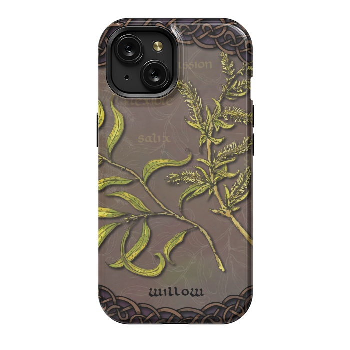 iPhone 15 StrongFit Celtic Willow by Lotti Brown