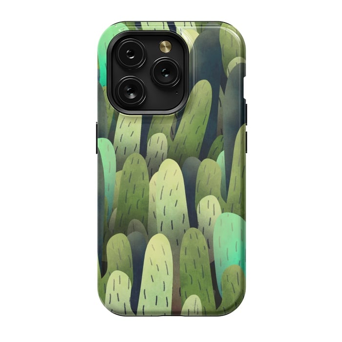 iPhone 15 Pro StrongFit The cactus fields  by Steve Wade (Swade)