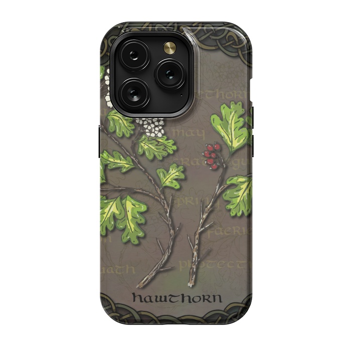 iPhone 15 Pro StrongFit Celtic Hawthorn by Lotti Brown