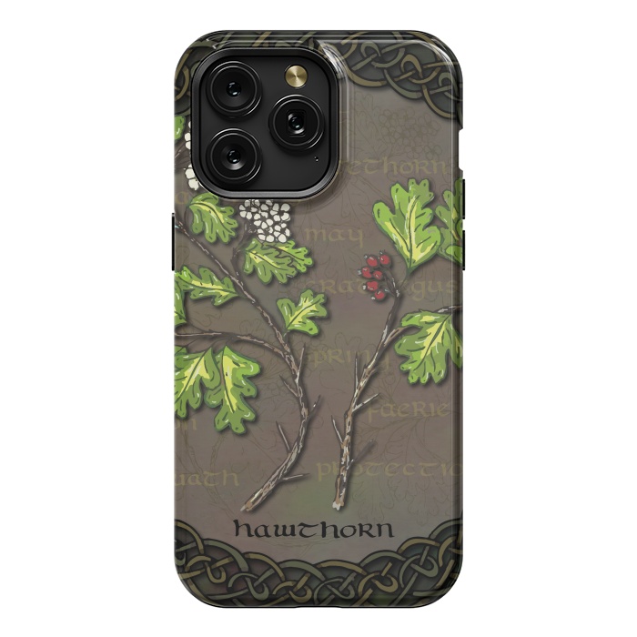iPhone 15 Pro Max StrongFit Celtic Hawthorn by Lotti Brown