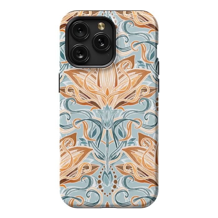 iPhone 15 Pro Max StrongFit Autumn Afternoon Art Nouveau  by Micklyn Le Feuvre