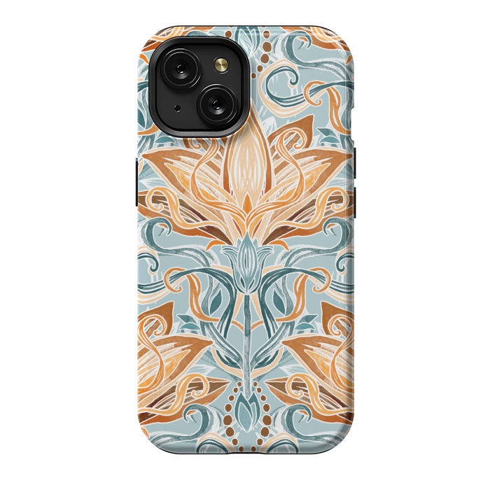 iPhone 15 StrongFit Autumn Afternoon Art Nouveau  by Micklyn Le Feuvre