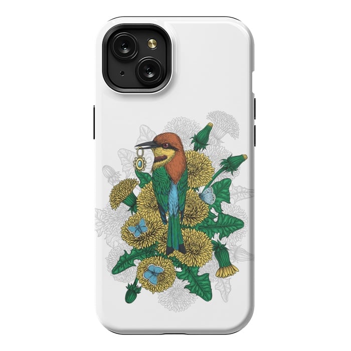 iPhone 15 Plus StrongFit The bee eater with the golden pendant by Katerina Kirilova