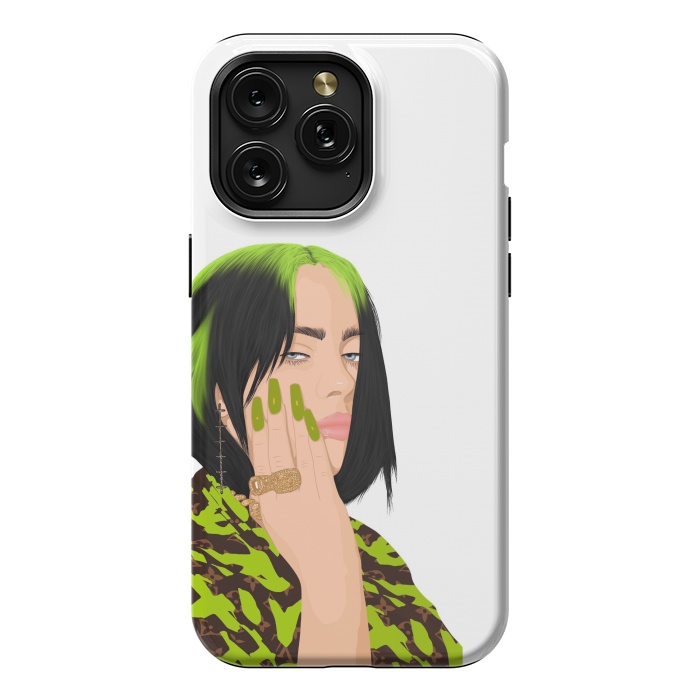 iPhone 15 Pro Max StrongFit Billie eilish green by Jms