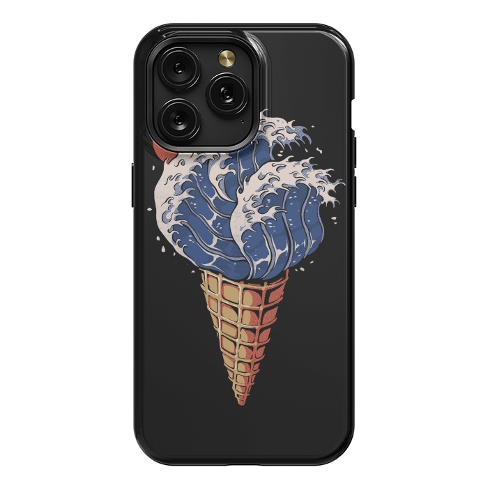 iPhone 15 Pro Max StrongFit Kanagawa Ice Cream  by Ilustrata