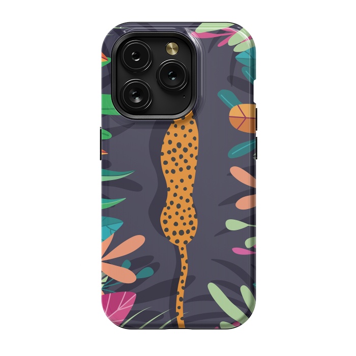 iPhone 15 Pro StrongFit Cheetah walking in the wild by Jelena Obradovic
