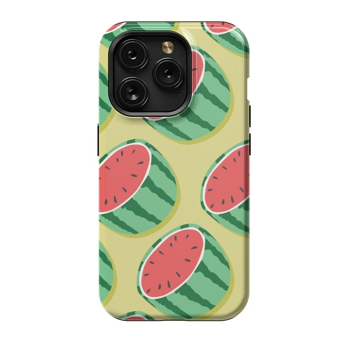 iPhone 15 Pro StrongFit Watermelon pattern 02 by Jelena Obradovic