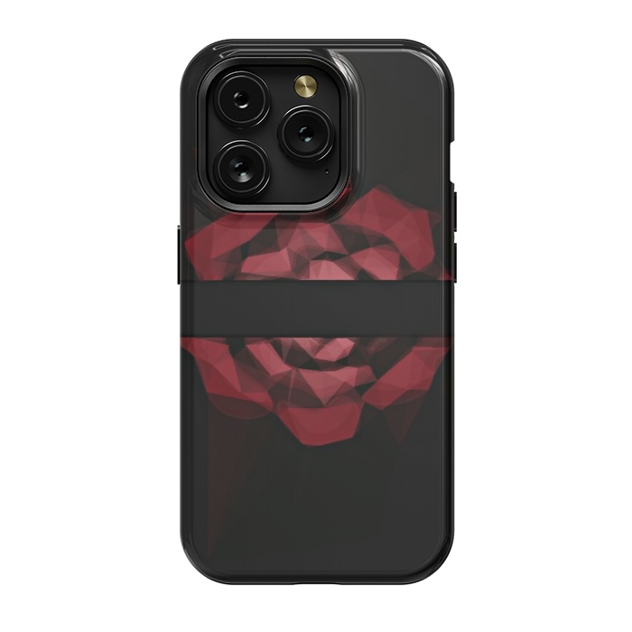iPhone 15 Pro StrongFit Red rose by CAS