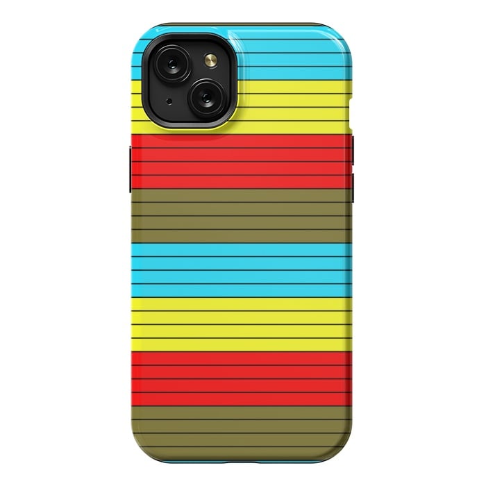 iPhone 15 Plus StrongFit Multiple Colored by TMSarts