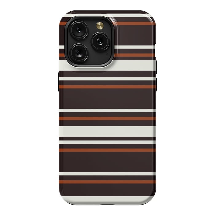 iPhone 15 Pro Max StrongFit Classic Brown by TMSarts