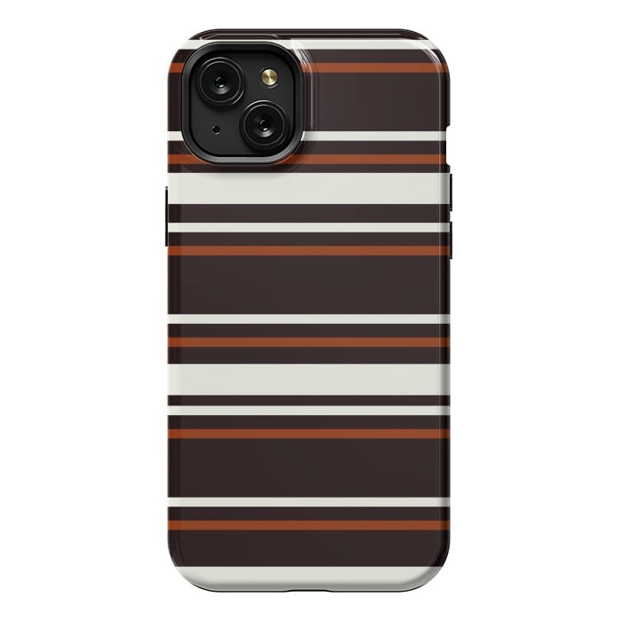 iPhone 15 Plus StrongFit Classic Brown by TMSarts