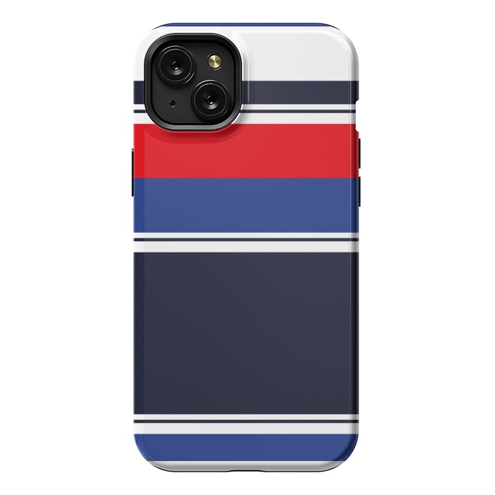iPhone 15 Plus StrongFit Blue Casual  by TMSarts