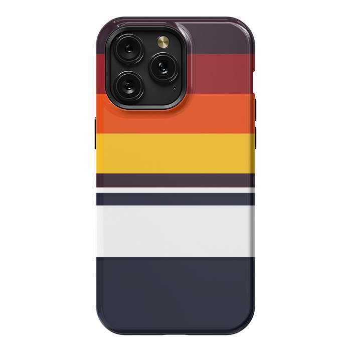 iPhone 15 Pro Max StrongFit Sunset Retro by TMSarts