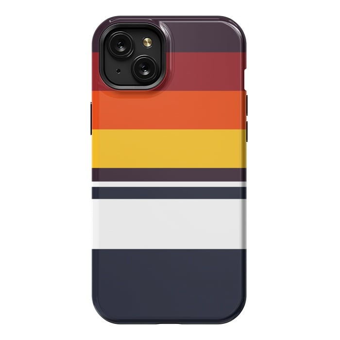 iPhone 15 Plus StrongFit Sunset Retro by TMSarts