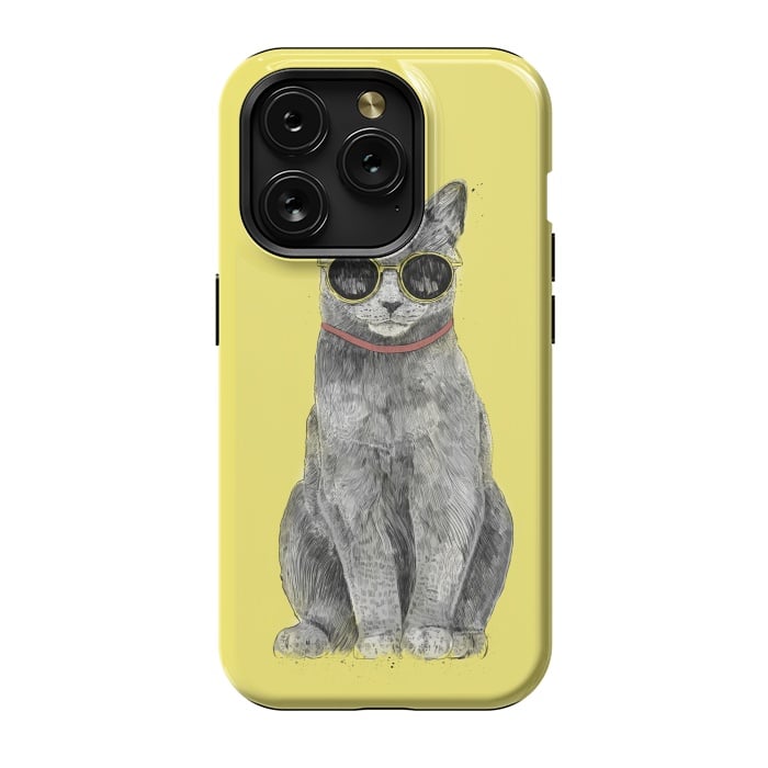 iPhone 15 Pro StrongFit Summer Cat by Balazs Solti