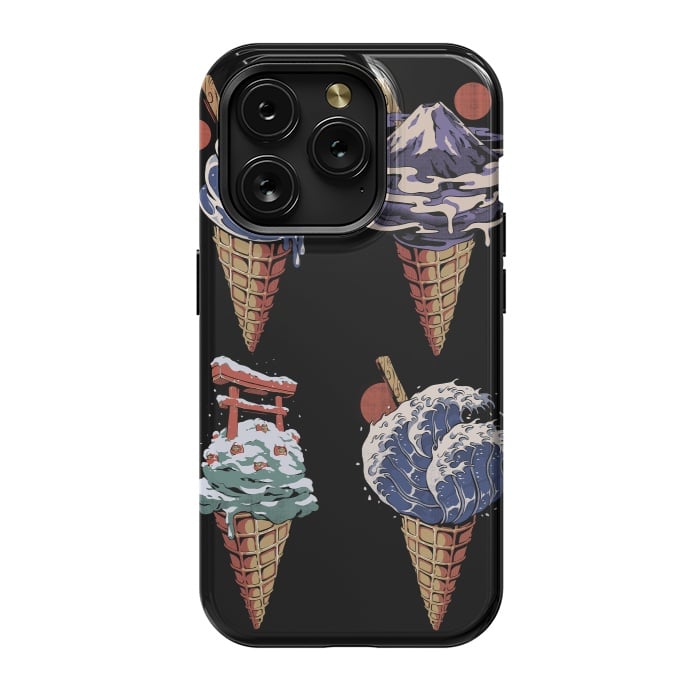 iPhone 15 Pro StrongFit Japanese Ice Creams by Ilustrata